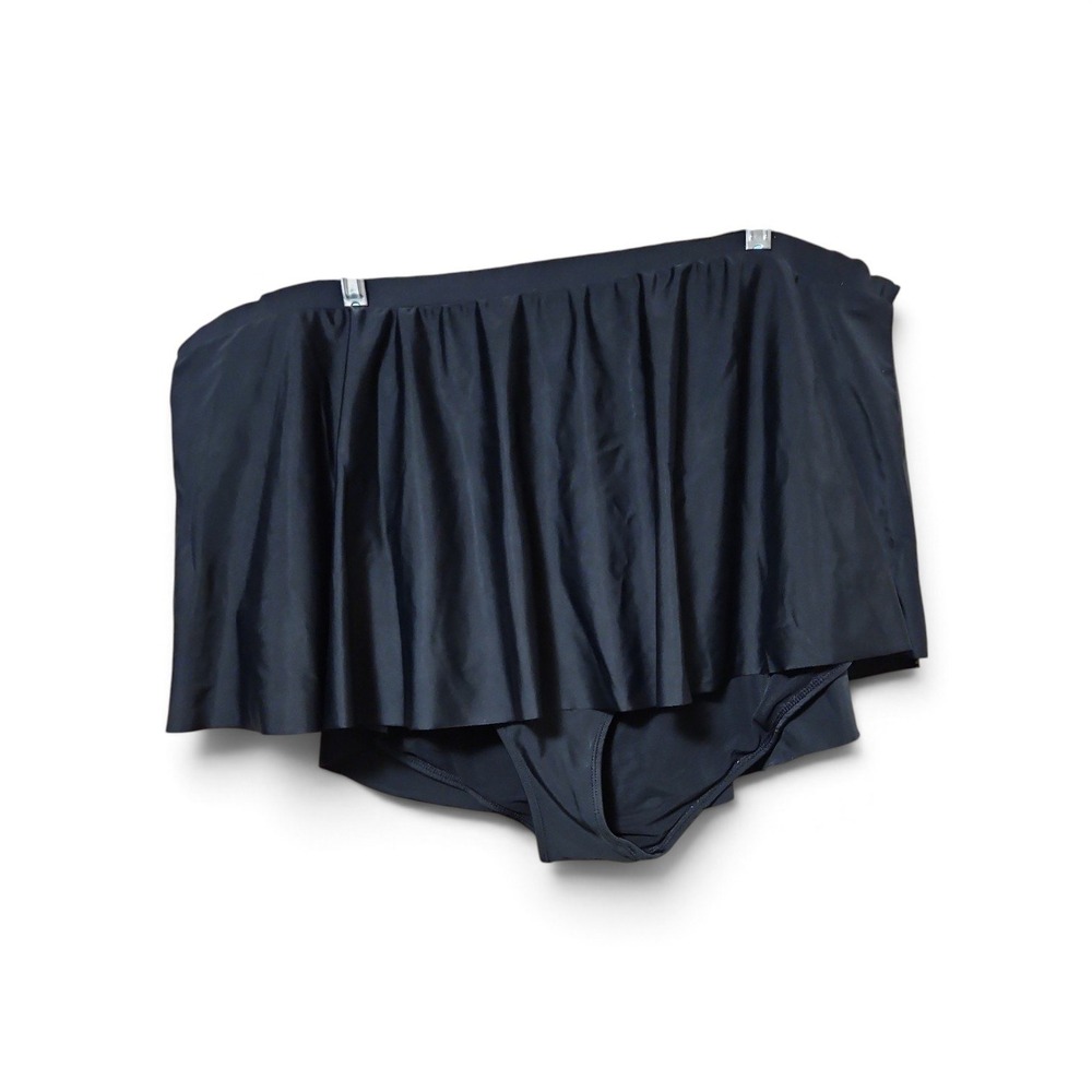Torrid Black Swim Skirt with Built-in Brief Modest Swimsuit Bottom Womens Size 4